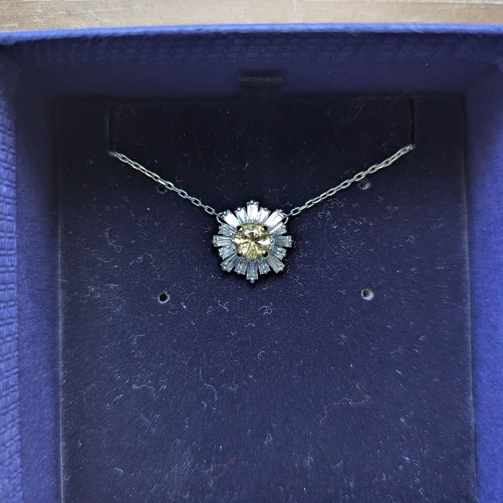 Swarovski sunshine necklace